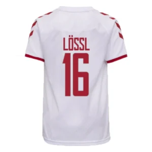 lossl-16-denmark-away-soccer-jersey-2021-fan-version-131316-01 LÖSSL #16 Denmark Away Soccer Jersey 2021 – Fan Version – front view
