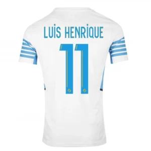 LUIS HENRIQUE #11 Marseille Home Soccer Jersey 2021/22 – Fan Version – front view