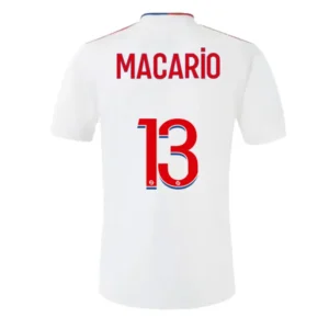MACARIO #13 Olympique Lyonnais Home Soccer Jersey 2021/22 – Fan Version – front view