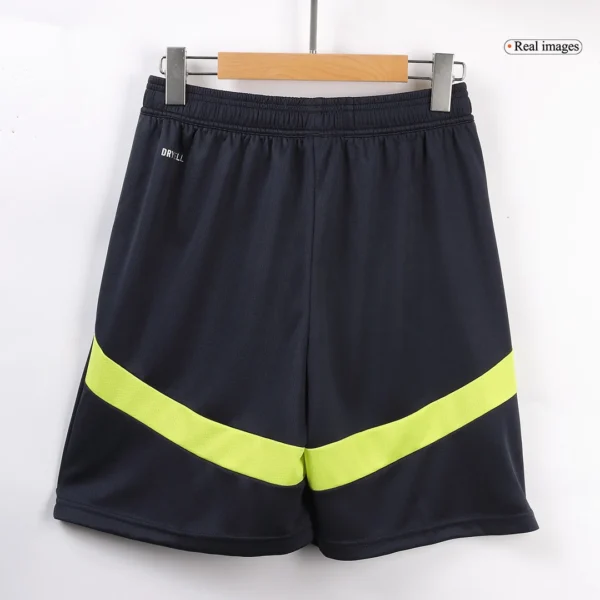 Manchester City Away Soccer Shorts – Fan Version – badge and fabric details