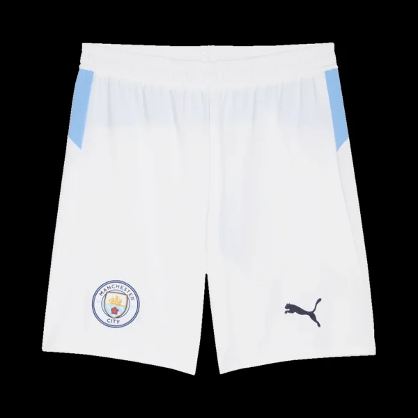 Manchester City Home Soccer Shorts 2025/26 – Fan Version – front view