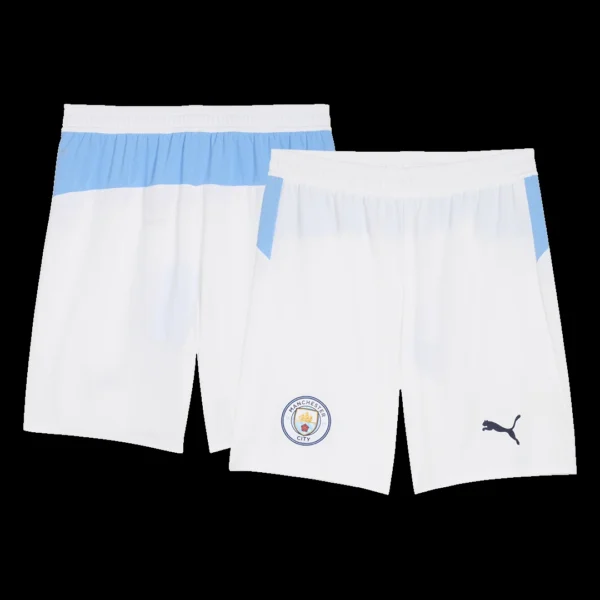 Manchester City Home Soccer Shorts 2025/26 – Fan Version – jersey details