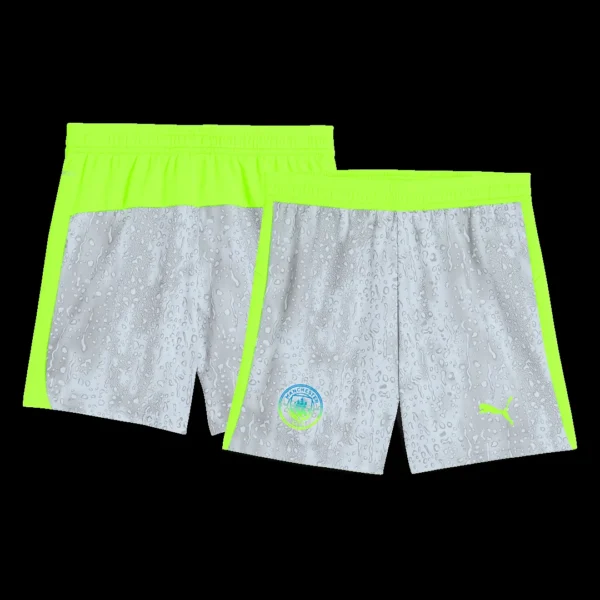 Manchester City Third Away Soccer Shorts 2025/26 – Fan Version – jersey details
