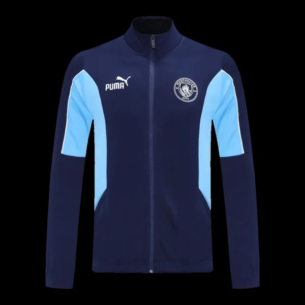 Manchester City Training Jacket Kit (Jacket+Pants) 2025/26 – badge and fabric details