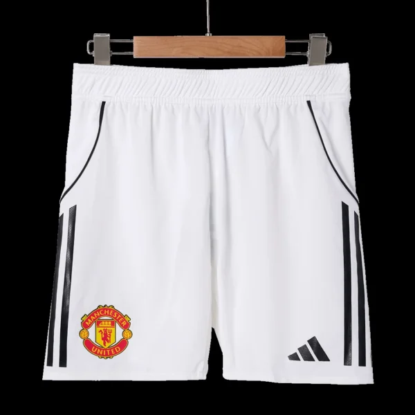Manchester United Home Soccer Shorts 2025/26 Player Version – jersey details
