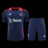 Manchester United Pre-Match Soccer Kit – Jersey + Shorts – Fan Version – front view