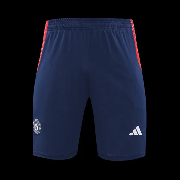 Manchester United Pre-Match Soccer Shorts – Fan Version – front view