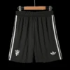 Manchester United Third Away Soccer Shorts – Fan Version – back view