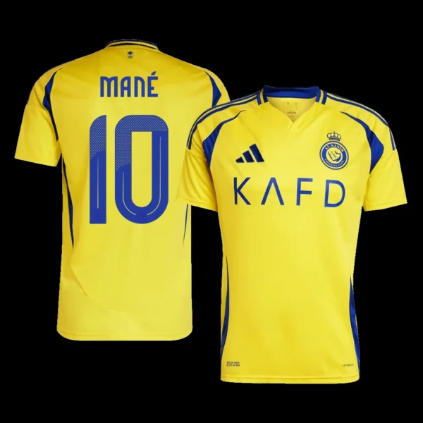 MANÉ #10 Al Nassr Home Soccer Jersey – ACL – Fan Version – front view