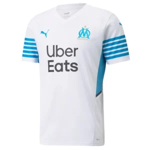 Marseille Home Soccer Jersey 2021/22 – Player Version – front view
