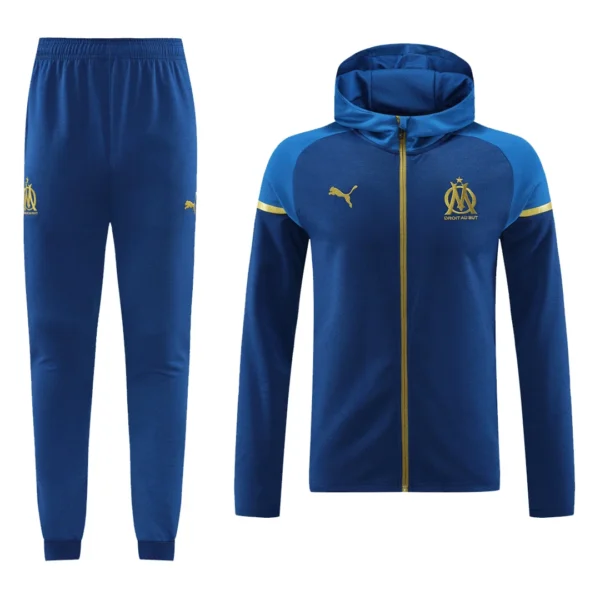 Marseille Hoodie Training Kit (Jacket+Pants) 2023/24 – front view