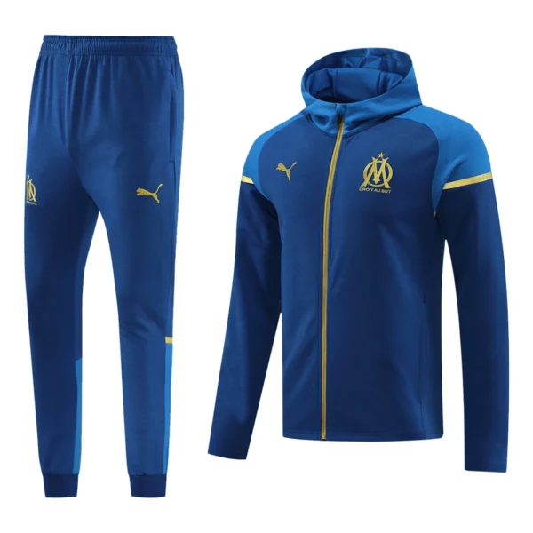 Marseille Hoodie Training Kit (Jacket+Pants) 2023/24 – back view