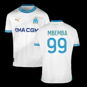 mbemba-99-marseille-home-soccer-jersey-2023-24-fan-version-371114-01 MBEMBA #99 Marseille Home Soccer Jersey 2023/24 โ Fan Version โ front view
