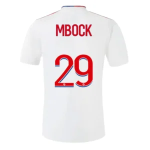 MBOCK #29 Olympique Lyonnais Home Soccer Jersey 2021/22 – Fan Version – front view