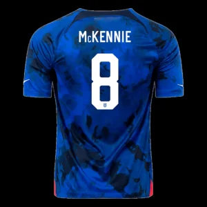 McKENNIE #8 USA Away Soccer Jersey 2022 – Fan Version – front view