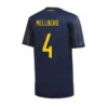 mellberg-4-sweden-away-2020-fan-version-129012-01 MELLBERG #4 Sweden Away 2020 β Fan Version β back view