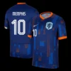 MEMPHIS #10 Netherlands Away Soccer Jersey Euro – Fan Version – front view