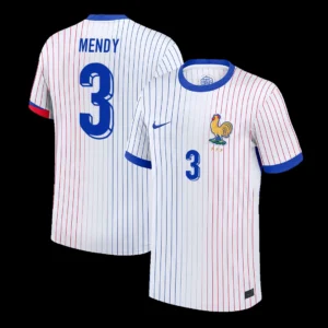MENDY #3 France Away Soccer Jersey – Fan Version – front view