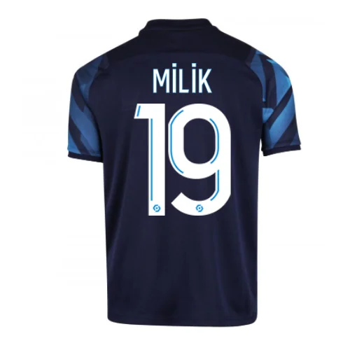 milik-19-marseille-away-soccer-jersey-2021-22-fan-version-139715-01 MILIK #19 Marseille Away Soccer Jersey 2021/22 β Fan Version β back view