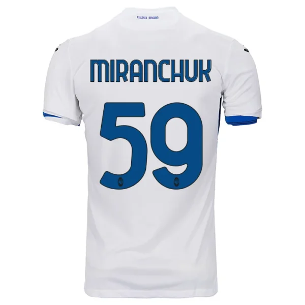 MIRANCHUK #59 Atalanta BC Away Soccer Jersey 2020/21 – Fan Version – back view