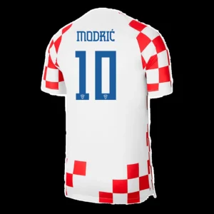 modric-10-croatia-home-soccer-jersey-2022-fan-version-196561-01 MODRIĆ #10 Croatia Home Soccer Jersey 2022 – Fan Version – front view