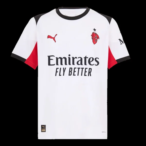 MODRIĆ #14 AC Milan Away Soccer Jersey 2025/26 – Fan Version – back view