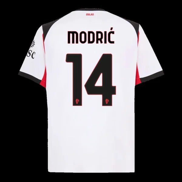 MODRIĆ #14 AC Milan Away Soccer Jersey 2025/26 – Fan Version – jersey details