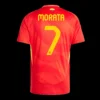 MORATA #7 Spain Home Soccer Jersey Euro – Fan Version – jersey details