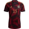 MÜLLER #13 Germany Away Soccer Jersey 2022 – Fan Version – back view