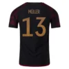 MÜLLER #13 Germany Away Soccer Jersey 2022 – Player Version – front view