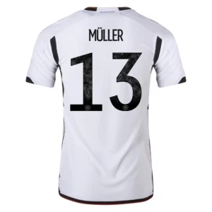 MÜLLER #13 Germany Home Soccer Jersey 2022 – Player Version – front view