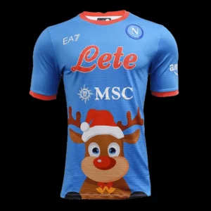 Napoli Christmas Soccer Jersey 2022/23 – Fan Version – front view