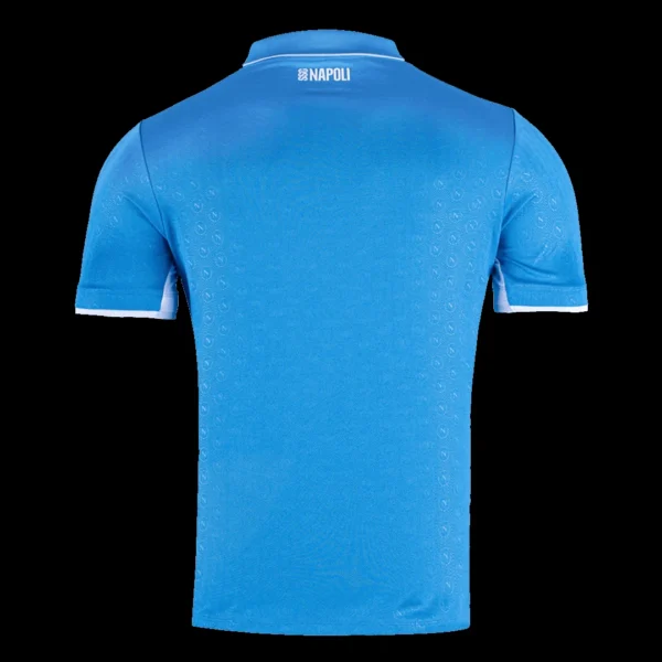 Napoli Home Soccer Jersey – Player Version – back view