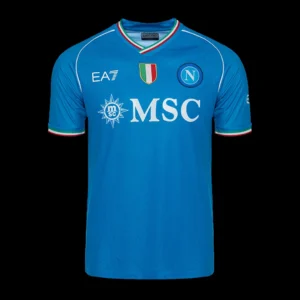 Napoli Home Soccer Kit – Jersey + Shorts 2023/24 – Fan Version – front view