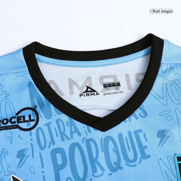 Necaxa Third Away Soccer Jersey 2022/23 – Fan Version – badge and fabric details