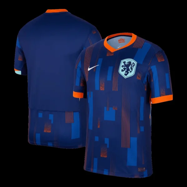 netherlands-away-soccer-jersey-euro-fan-version-02 Netherlands Away Soccer Jersey Euro β Fan Version β back view