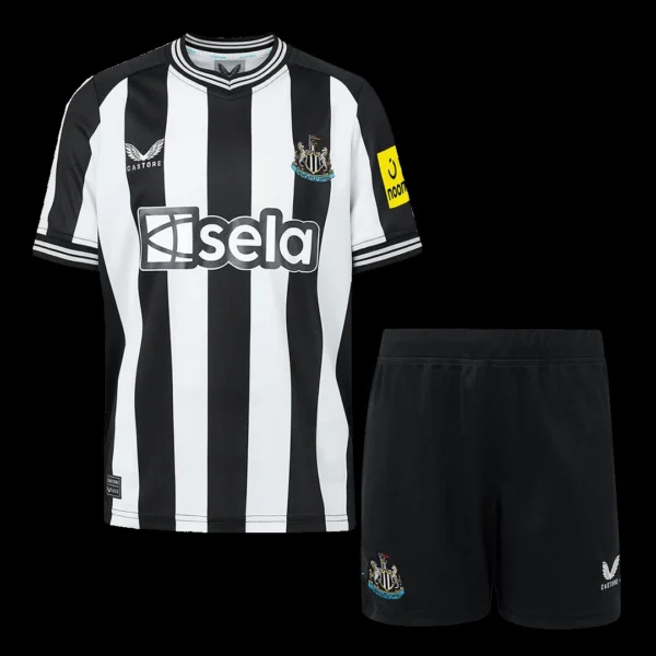 newcastle-united-home-soccer-kit-jersey-shorts-2023-24-fan-version-386923-01 Newcastle United Home Soccer Kit β Jersey + Shorts 2023/24 β Fan Version β front view