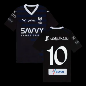 neymar-10-al-hilal-sfc-third-away-soccer-jersey-2023-24-fan-version-400301-01 NEYMAR #10 Al Hilal SFC Third Away Soccer Jersey 2023/24 โ Fan Version โ front view