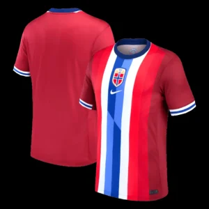 norway-home-soccer-jersey-fan-version-03 Norway Home Soccer Jersey โ Fan Version โ front view