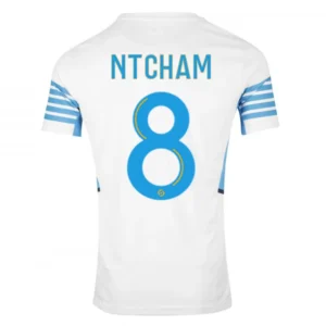 NTCHAM #8 Marseille Home Soccer Jersey 2021/22 – Fan Version – front view