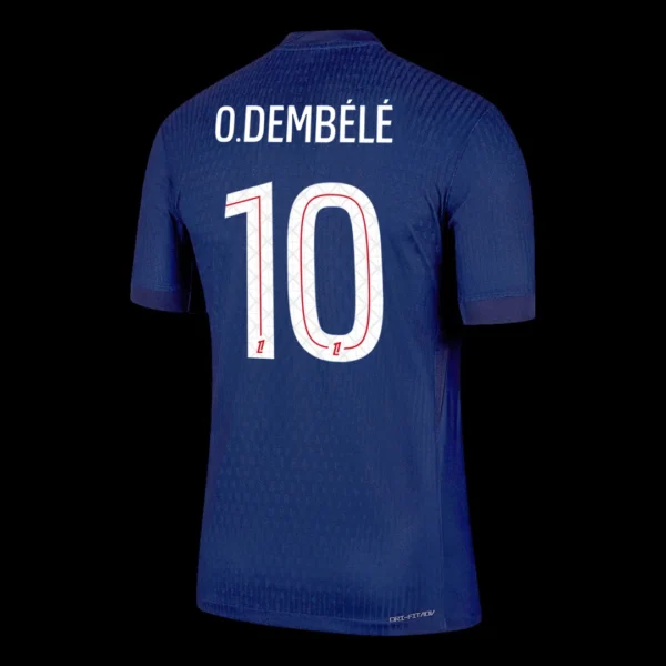 O.DEMBÉLÉ #10 PSG Home Soccer Jersey 2025/26 – Player Version – jersey details