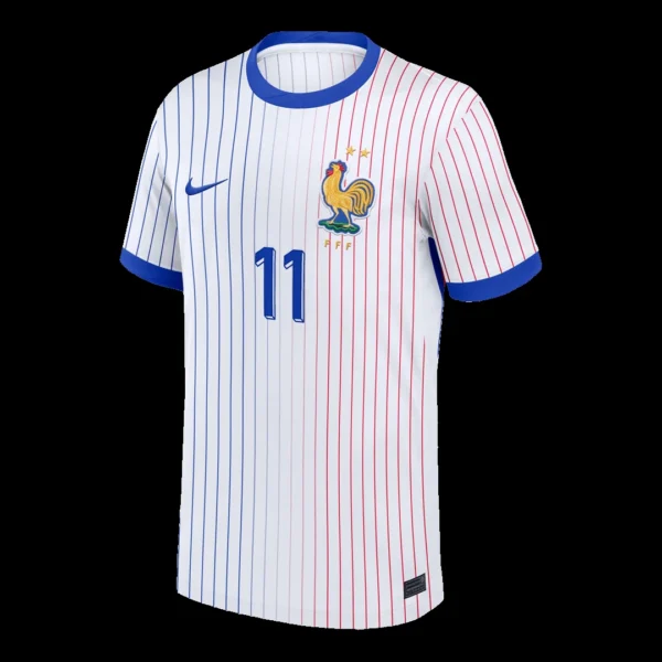 OLISE #11 France Away Soccer Jersey – Fan Version – back view