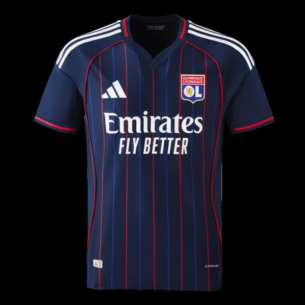 Olympique Lyonnais Away Soccer Jersey 2025/26 – Player Version – front view