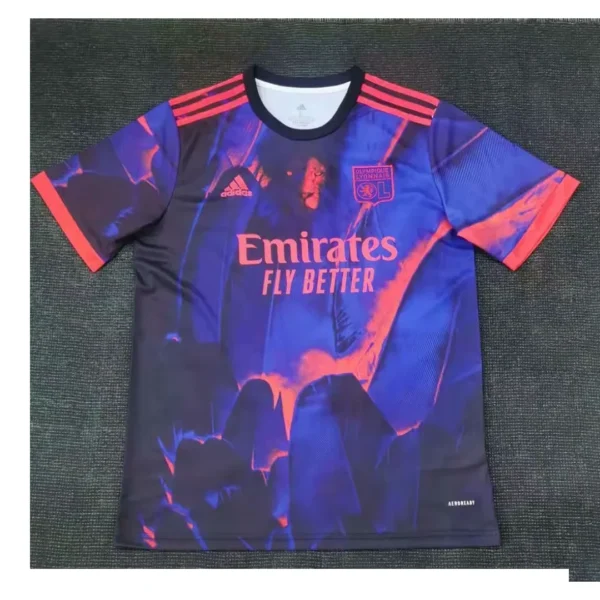 Olympique Lyonnais Soccer Jersey 2021/22 – Fan Version – front view