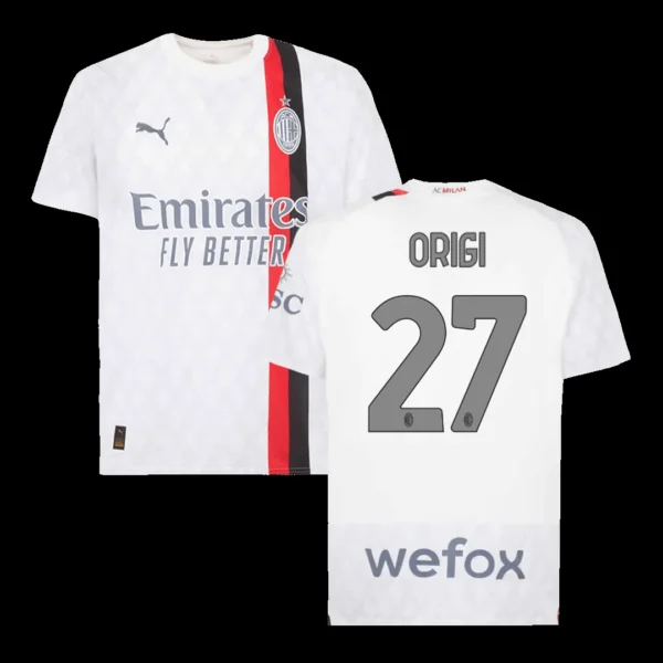 ORIGI #27 AC Milan Away Soccer Jersey 2023/24 – Fan Version – front view