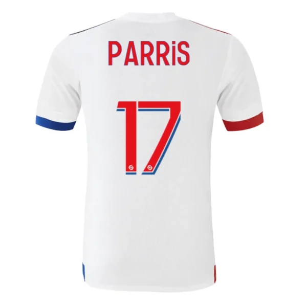 PARRIS #17 Olympique Lyonnais Home Soccer Jersey 2020/21 – Fan Version – back view