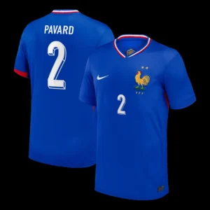 PAVARD #2 France Home Soccer Jersey – Fan Version – front view