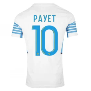 payet-10-marseille-home-soccer-jersey-2021-22-fan-version-115105-01 PAYET #10 Marseille Home Soccer Jersey 2021/22 โ Fan Version โ front view