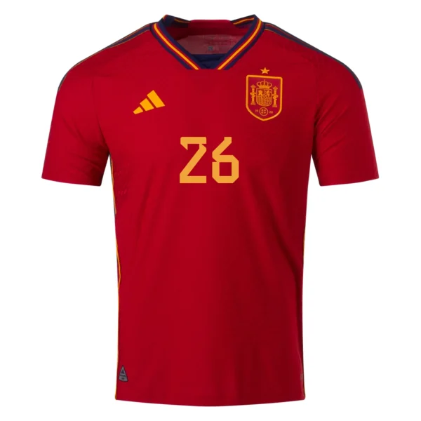 pedri-26-spain-home-soccer-jersey-2022-player-version-194879-02 PEDRI #26 Spain Home Soccer Jersey 2022 β Player Version β back view