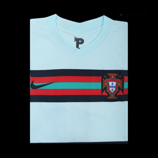 Portugal Away 2020 – Fan Version – badge and fabric details